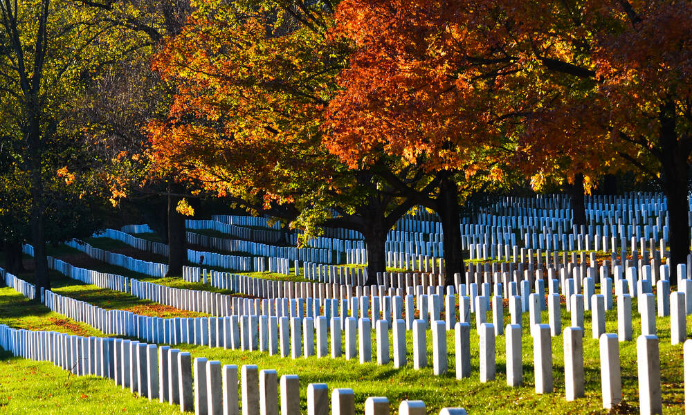 Arlington National Cemetery nabij DC