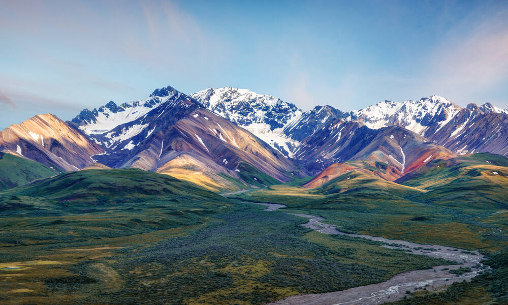 Denali Nationaal Park in Alaska