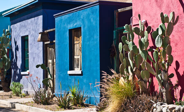 Adobe huizen, Tucson