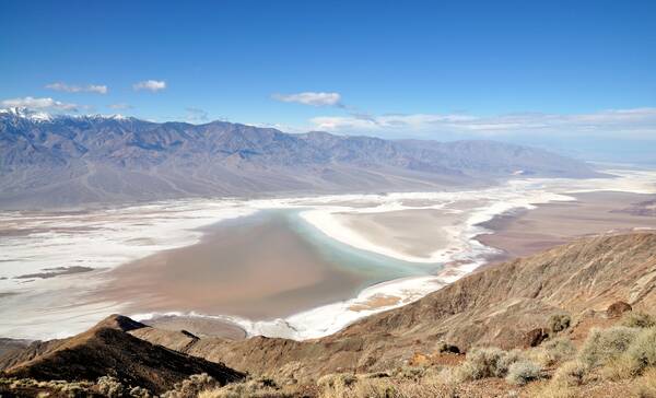 Dantes View, uitzichtpunt in Death Valley National Park