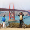 Fietstocht over de Golden Gate Bridge in San Francisco