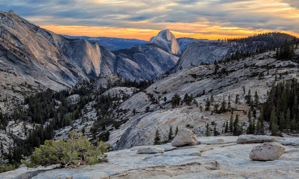 Olmsted Point in Yosemite National Park