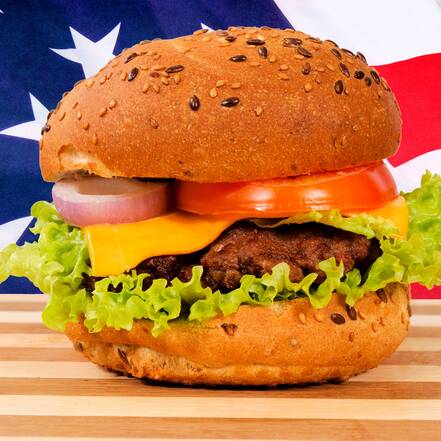 Hamburger, fastfood in Amerika