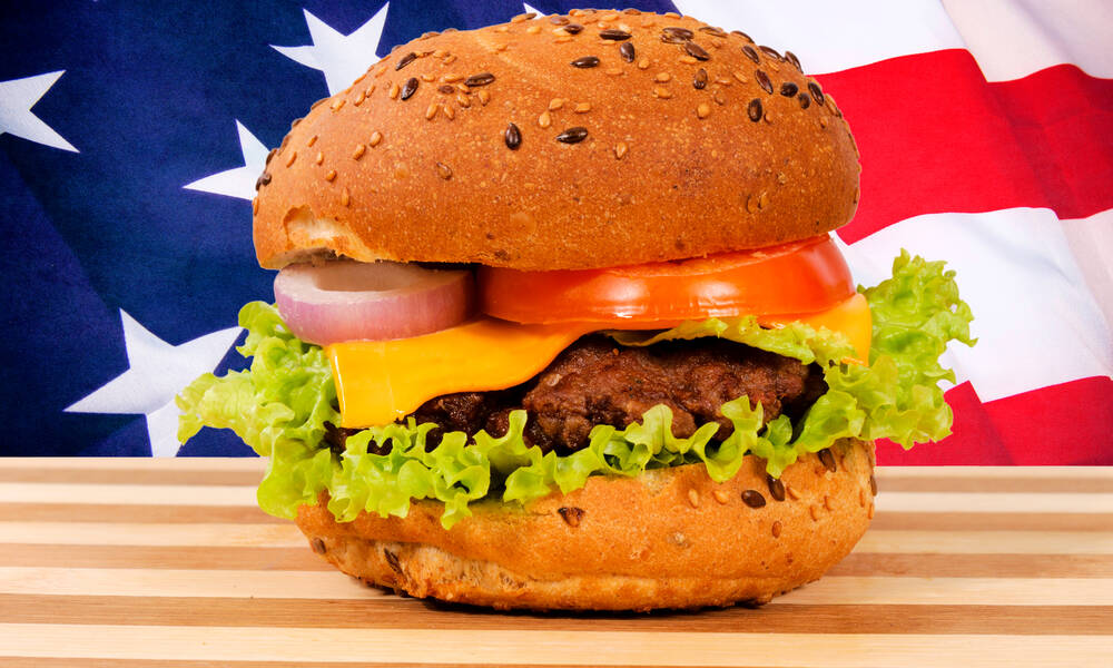 Typisch Amerikaans: hamburger