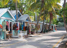 Straat in Key West Florida