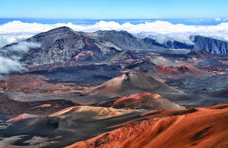 Maui Haleakala National Park met vulkaan Haleakala