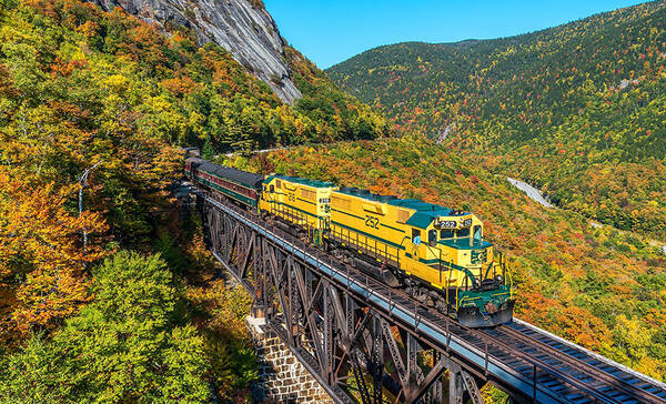 Conway Scenic Railroad, populaire treinroute in New Hampshire