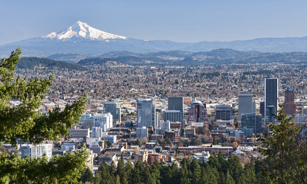 Mt Hood in Portland, Oregon