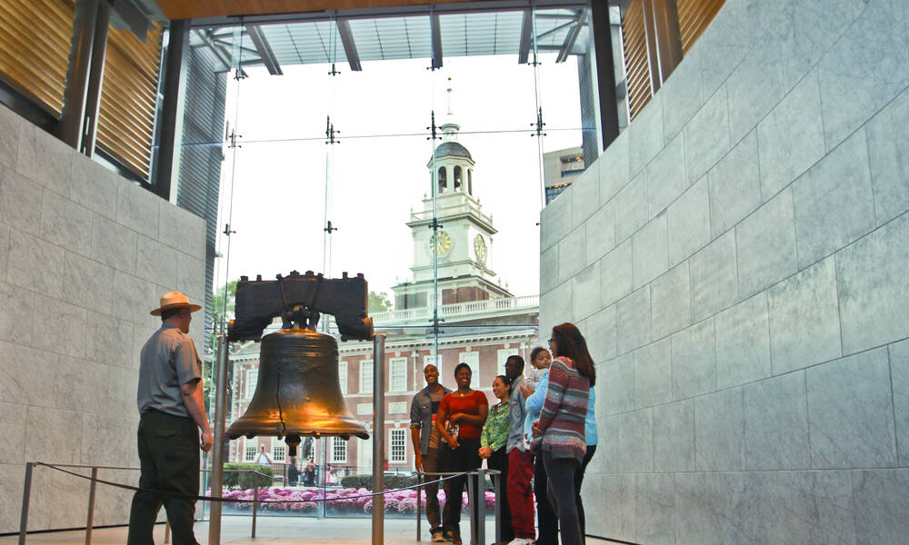 De Liberty Bell in Philadelphia, Pennsylvania USA