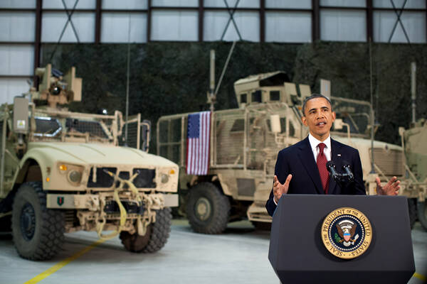 Obama in Afghanistan 2012