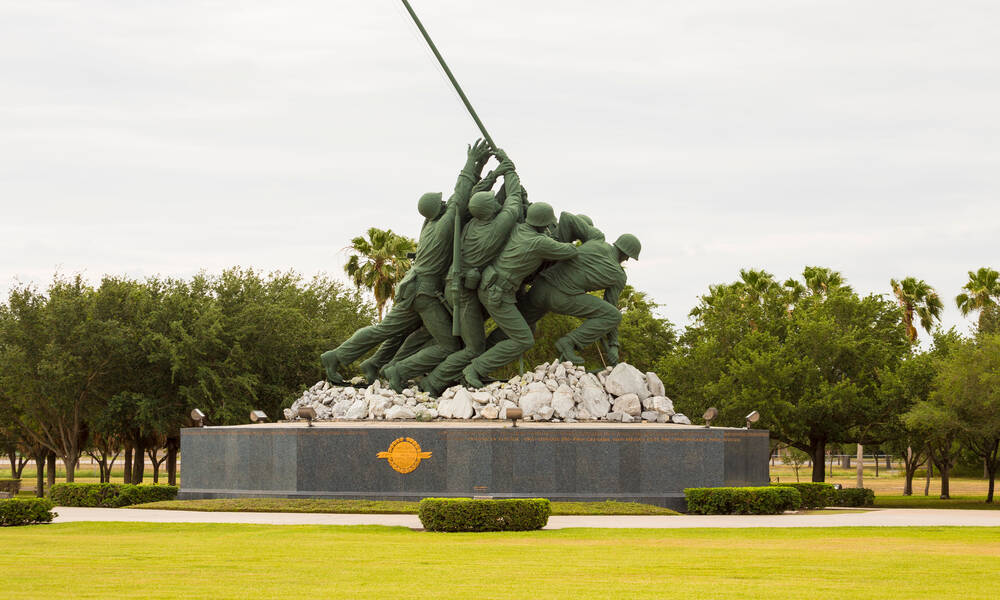 Iwo Jima Monument in Harlingen
