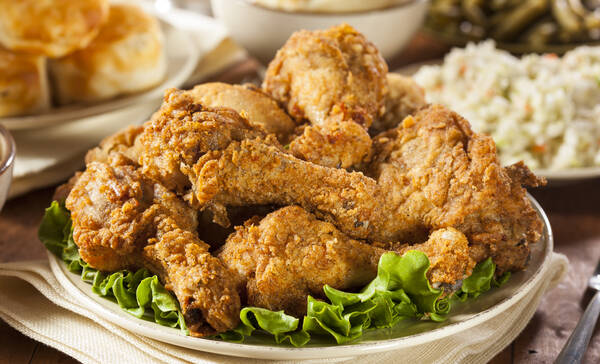 Southern Fried Chicken in Charlottesville, Virginia
