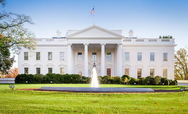 Een beroemde bezienswaardigheid in Washington DC is het Witte Huis
