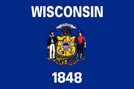 Vlag Wisconsin