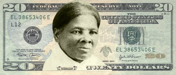 Harriet Tubman op 20 dollarbiljet