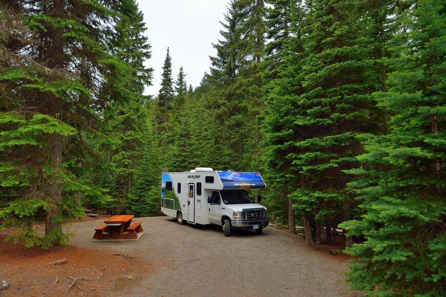 Campings campervakantie Amerika of Canada