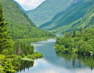 Hautes Gorges Malbaie National Park in Quebec, Canada