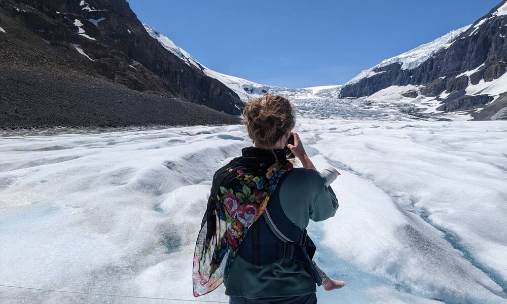 Bezoek de Athabasca-gletsjer