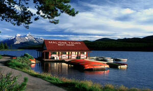 Spirit Island Cruise op Maligne Lake in Jasper NP