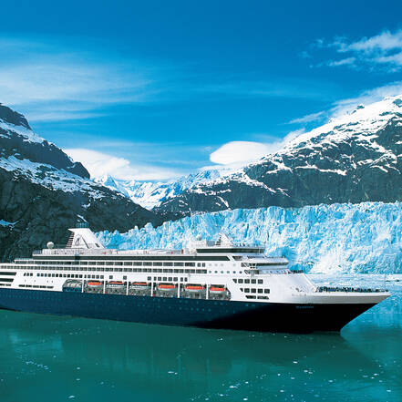 Holland America Line Cruise door Glacier Bay, Alaska