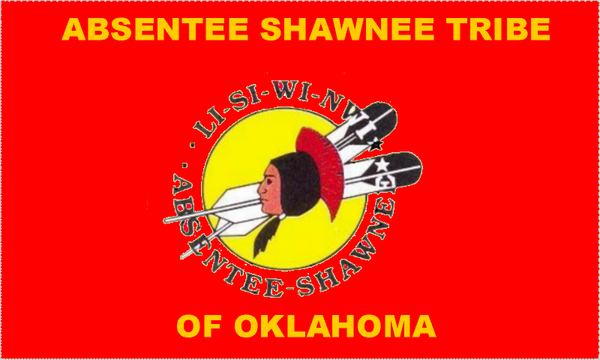 Vlag van de Absentee-Shawnee indianen